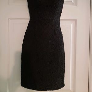 City Triangles Dresses - Black lace one shoulder homecoming dress City Triangles Dresses - Black lace one shoulder homecoming dress